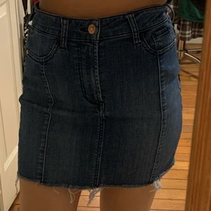 jean skirt
